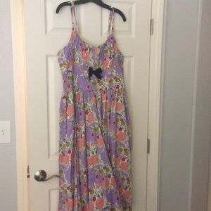 Rose pink pinup couture dress